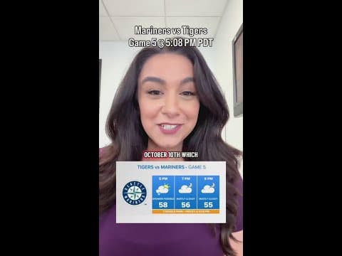 Meteorologist: Mariners play better playoff baseball in cooler weather