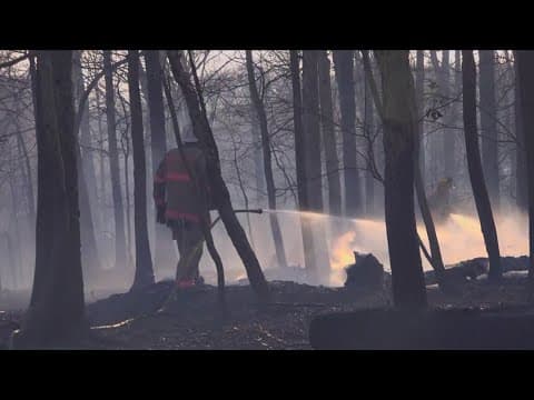 'I couldn't see the houses' | Multiple homes evacuated due to brush fire in Montgomery County