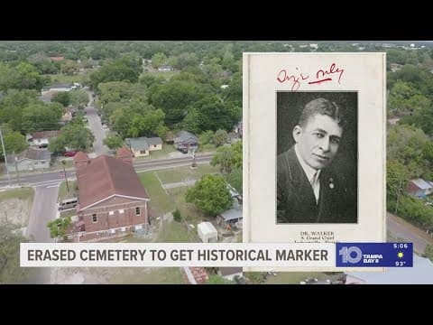 City of Tampa unveils new historical markers to honor erased Black cemeteries across the area