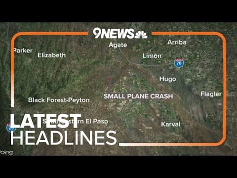 Latest headlines | 1 killed in small plane crash in Colorado