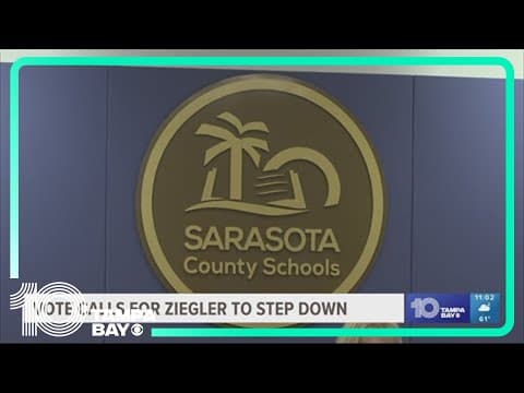 Sarasota School Board votes to recommend resignation of Bridget Ziegler amid husband's alleged sex s