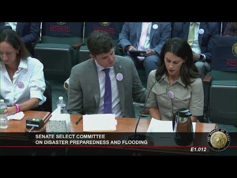 Parents of girl who died at Camp Mystic testifies before Texas Senate committee