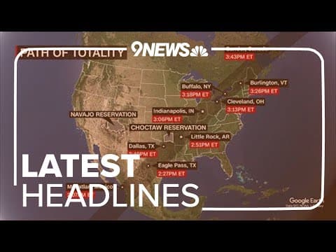 Latest headlines | Total solar eclipse arrives Monday