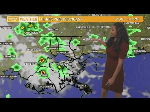 New Orleans Weather: Daily scattered showers expected this week