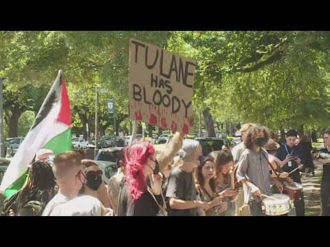 Students suspended, staff warned during pro-Palestinian protests at Tulane