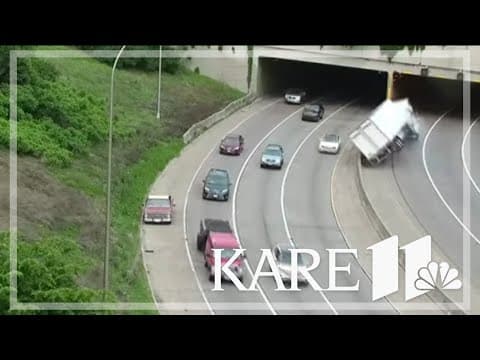 Semi carrying ammo rolls in Lowry tunnel