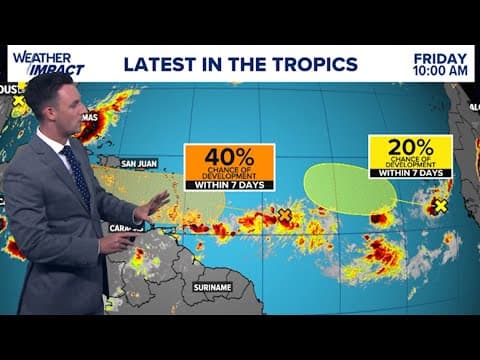 Tropical update: We're watching three areas in the tropics