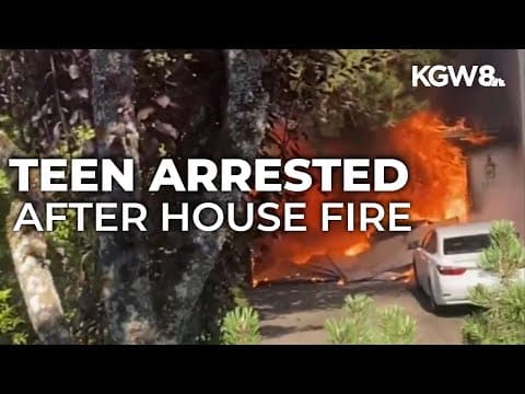 15-year-old boy arrested in connection to Northwest Portland house fire
