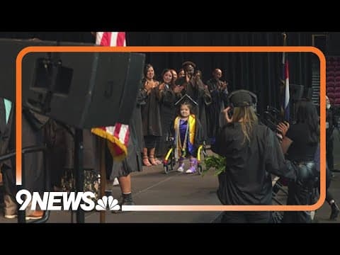 Zoey Ngu stuns classmates by walking across the stage at Denver graduation