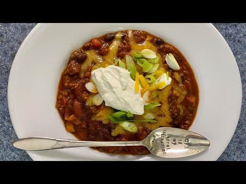Cooking with Chef Kevin: Chili