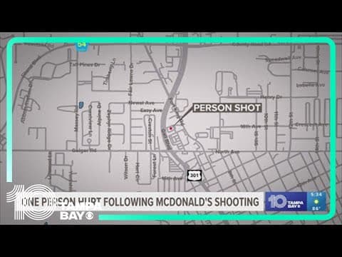 One person shot at McDonald's restaurant in Zephyrhills