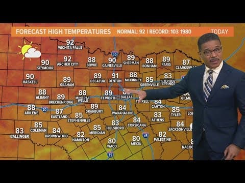 DFW Weather: Warm and muggy in North Texas