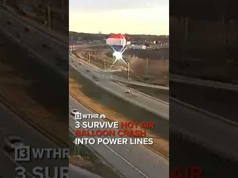 3 survive hot air balloon crash into power lines in Minnesota