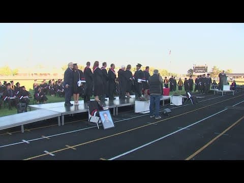 DeWine speaks at Indian Lake HS commencement ceremony