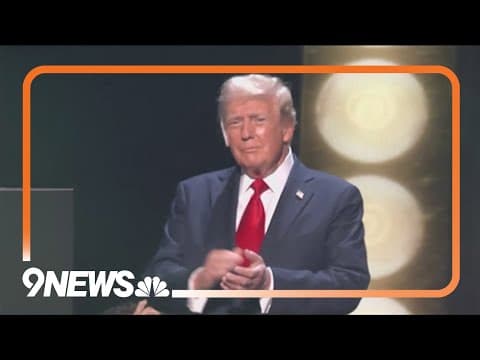 Donald Trump accepts party's nomination at RNC