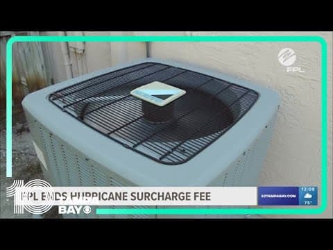 Florida Power & Light announces end to hurricane surcharge fee