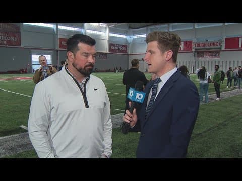 Ohio State head coach Ryan Day shares thoughts on this year's Pro Day