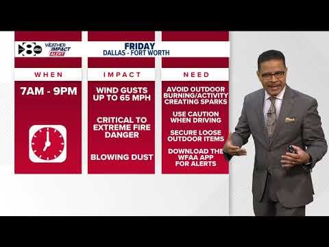 DFW Weather: Latest Weather Alert Day forecast Friday