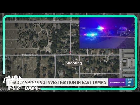 Hillsborough County deputies investigating deadly shooting in East Tampa