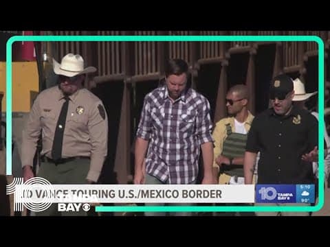 Sen. J.D. Vance touring US/Mexico border