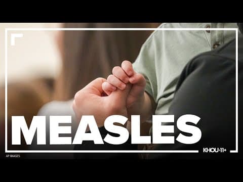 Houston's top medic urges vaccinations amid isolated measles case