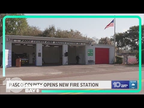 Pasco County opens new fire station in Land O' Lakes