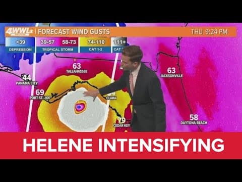 Wednesday 5 AM Tropical Update: Helene expected to become a hurricane Wednesday