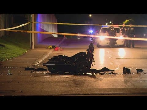 Motorcyclist in critical condition after crashing into semi truck on Indy's southeast side