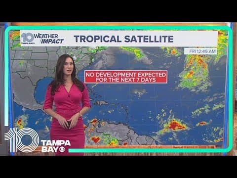 Tracking the Tropics: No tropical development expected over the next week