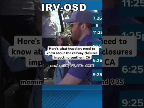 Southern California railway travel suspended for emergency repairs. Its impact on San Diego County