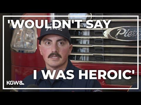 Gresham firefighter who suffered burns on 45% of his body shares story