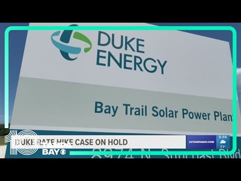 Duke rate case put on hold