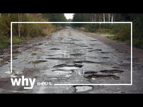 Why does extreme winter weather do long-term damage to the roads?