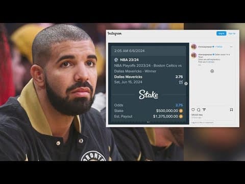 Is the 'Drake curse' dooming the Mavericks in the NBA Finals?