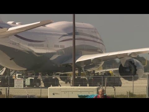 President Trump defends the prospect of Qatar gifting him a plane to use as Air Force One