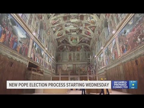 Conclave to select new pope to begin Wednesday