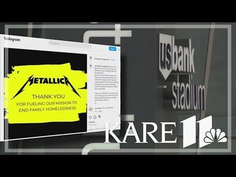 Metallica leaves Minnesota nonprofit with parting gift