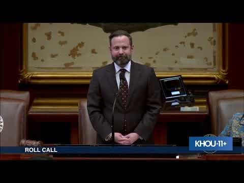 Houston Speaker Dustin Burrows announces a quorum is present