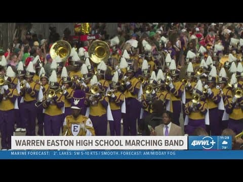 Super Bowl LIX Parade: Warren Easton H.S. Marching Band