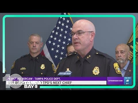Lee Bercaw named Tampa police next chief