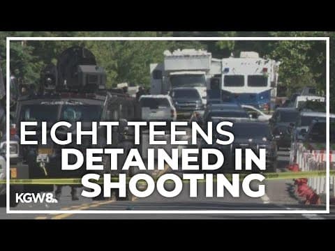 Eight juveniles detained after shooting in Southeast Portland