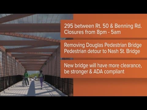 DC-295 closures in effect overnight