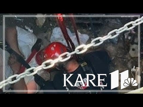 Man rescued after spending 4 days stuck underground in St. Paul