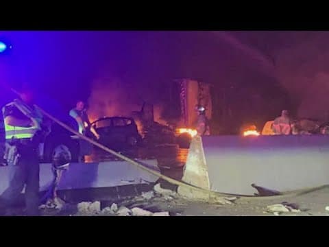 Multiple people killed in fiery crash along I-35 in Texas