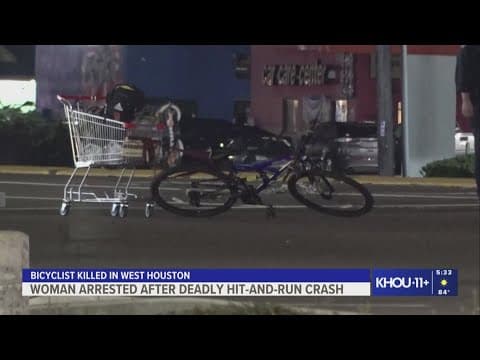 HCSO: Woman arrested in connection with deadly hit-and-run in west Houston