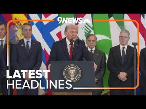 Latest headlines | Trump and world leaders sign Gaza peace deal in Egypt