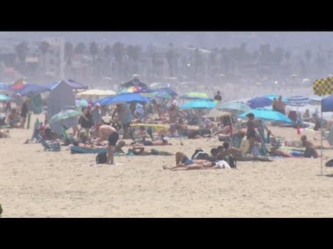Residents across San Diego County visit the beach, stay cool amid extreme heat