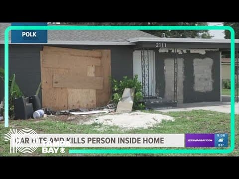 24-year-old man killed inside home after SUV crashes into residence