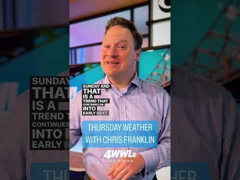 Thursday Weather with Chris Franklin