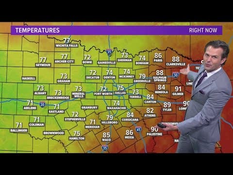 DFW Weather | Rainy weather keeps North Texas cool, 14 day forecast